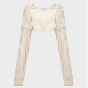 Simonett Sweater Sleeve White